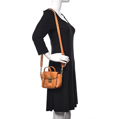 3.1 Phillip Lim 3.1 Smooth Calfskin Nano Pashli Satchel Saffron 2 of 9