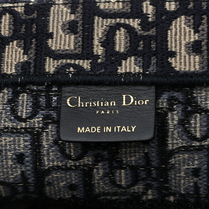 Christian Dior Oblique Medium Book Tote Blue Multicolor 6 of 14