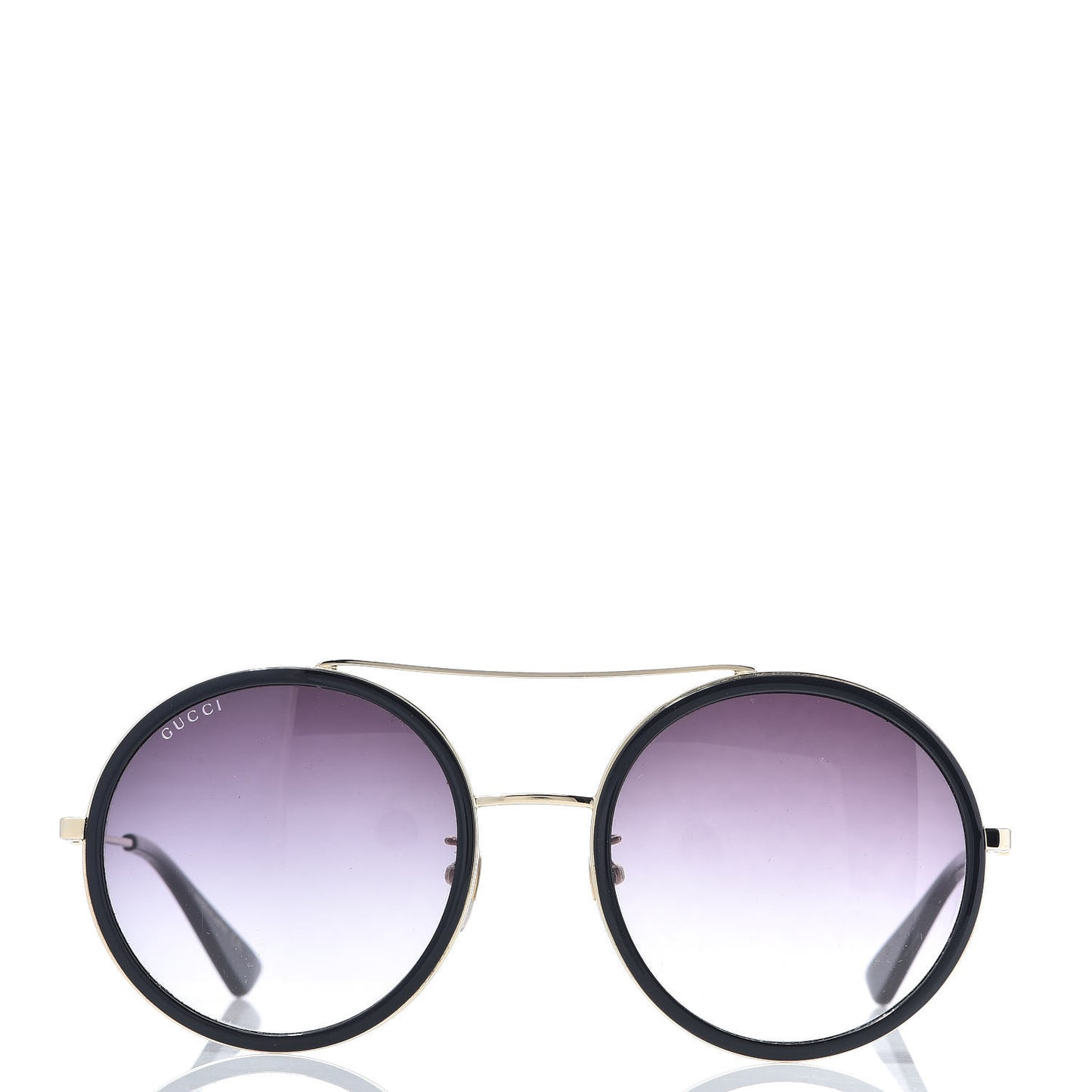 Round Frame Sunglasses GG0061S Black
