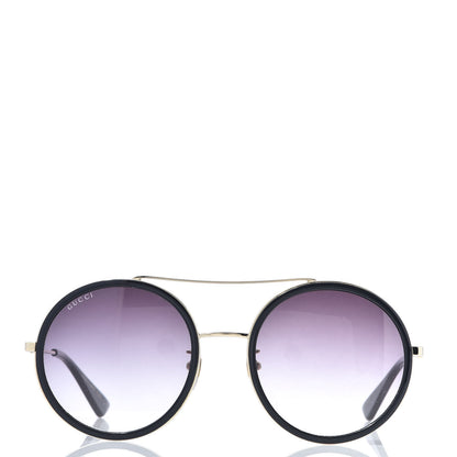Gucci Round Frame Sunglasses GG0061S Black 2 of 9