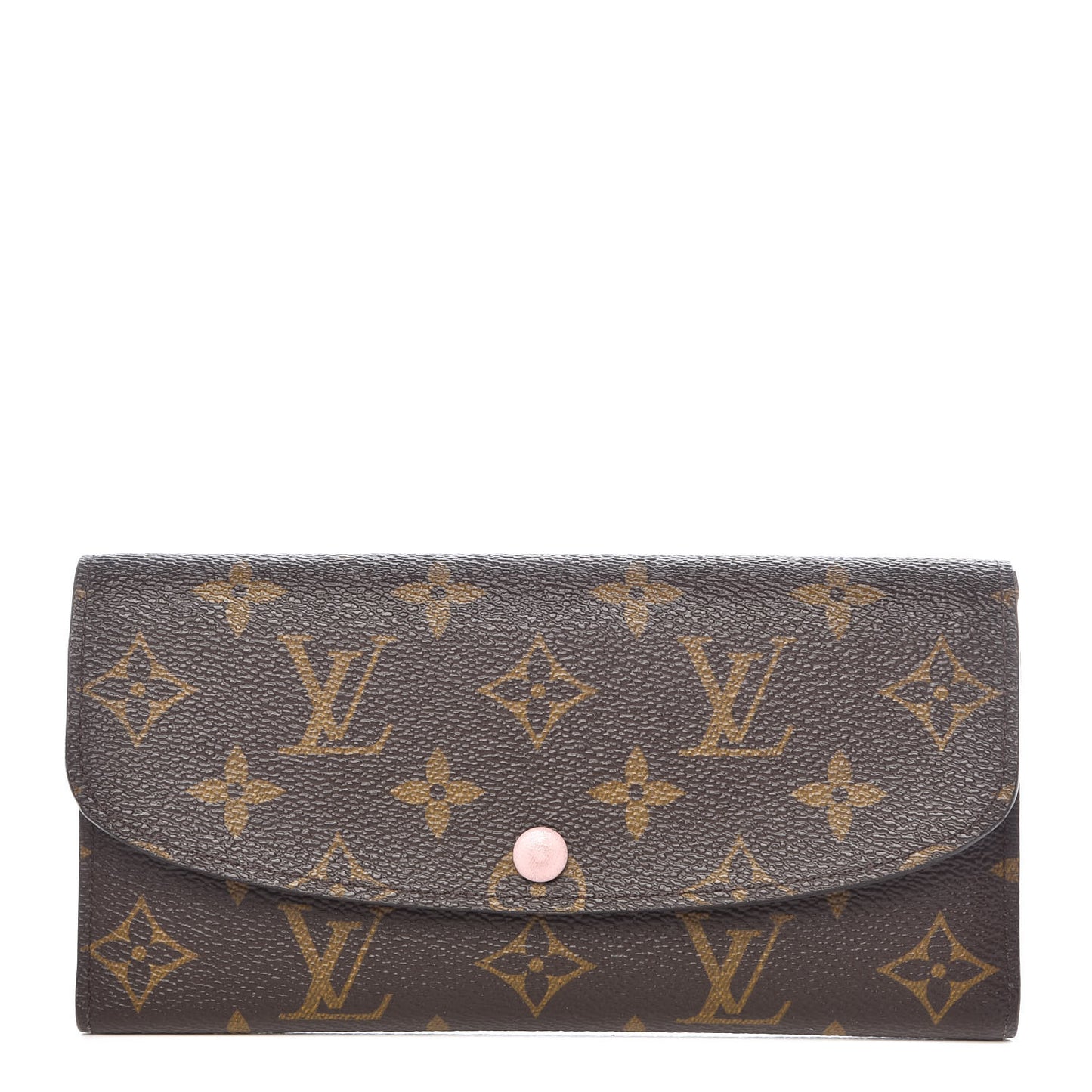Monogram Emilie Wallet Rose Ballerine