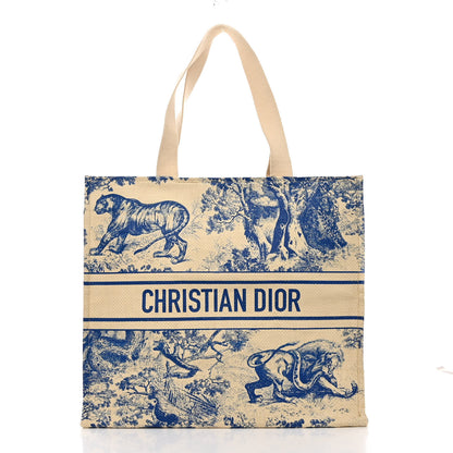 Christian Dior Straw Dioriviera Tote Beige 1 of 9