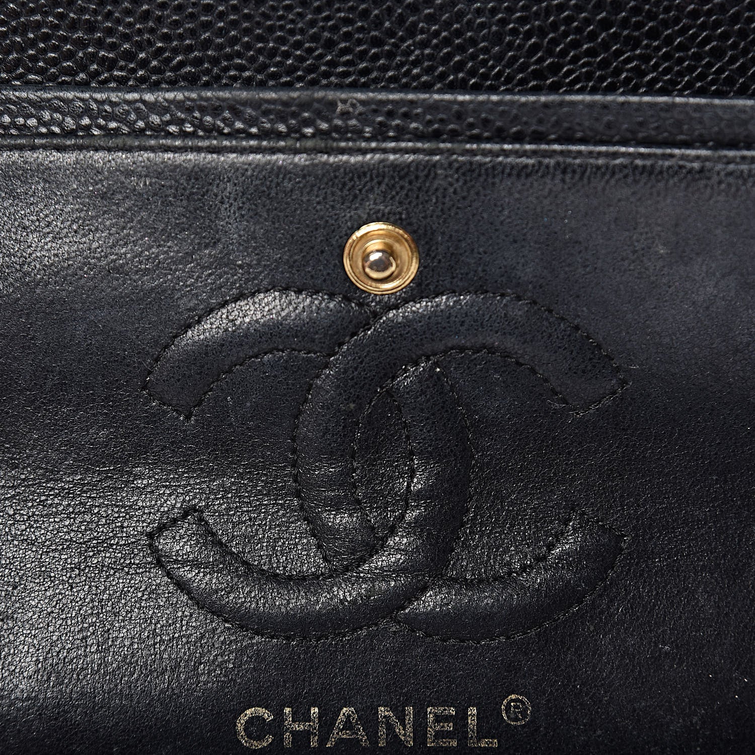 Chanel Caviar Quilted Small Double Flap Black 9 of 32