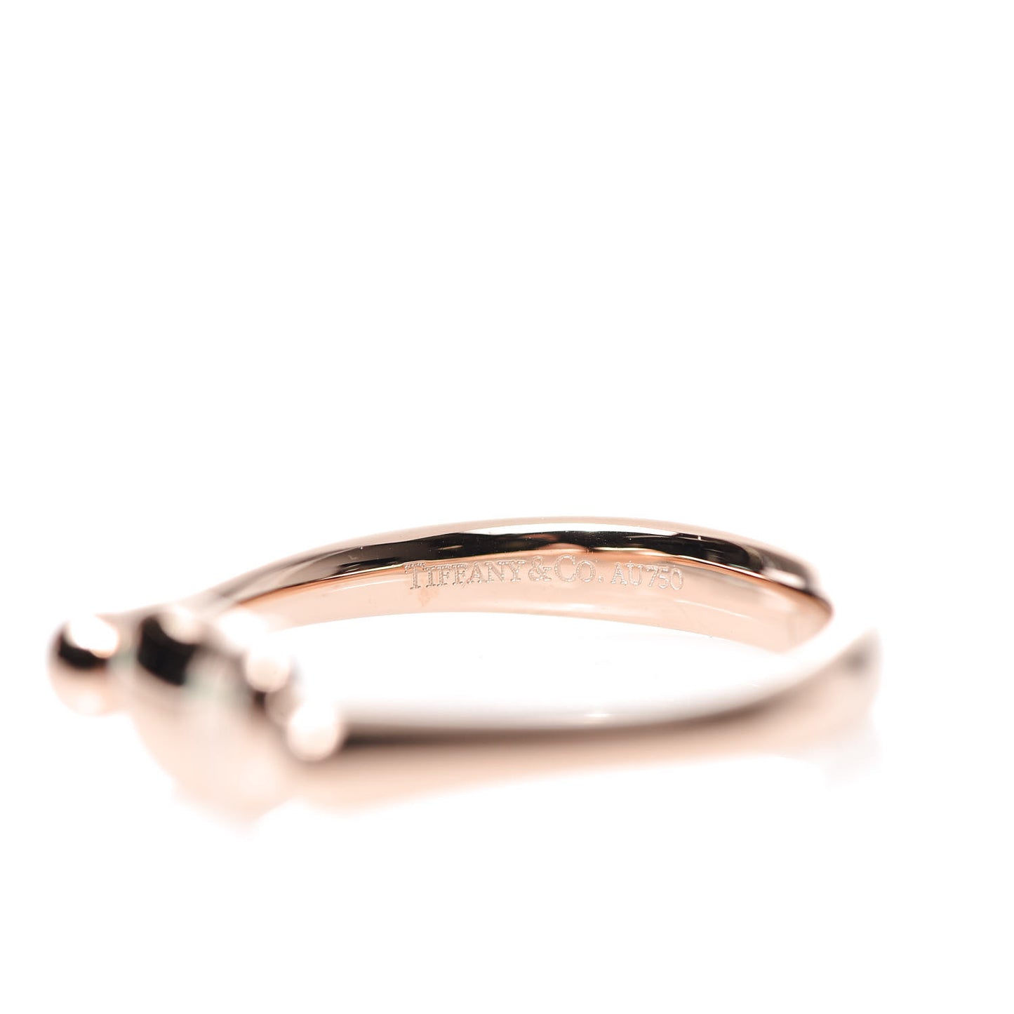 18K Rose Gold Elsa Peretti Bean Ring 52 6