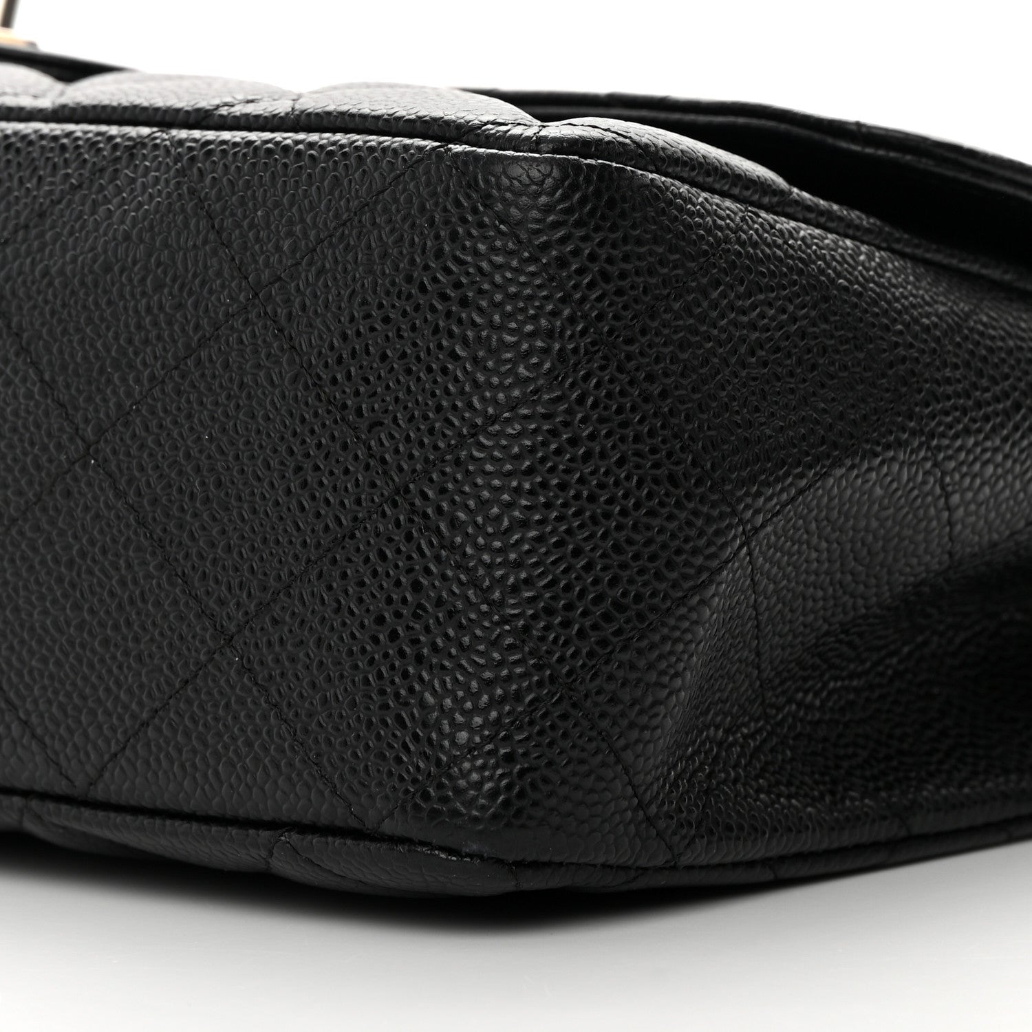 Chanel Caviar Quilted Jumbo Single Flap Black 10 of 16