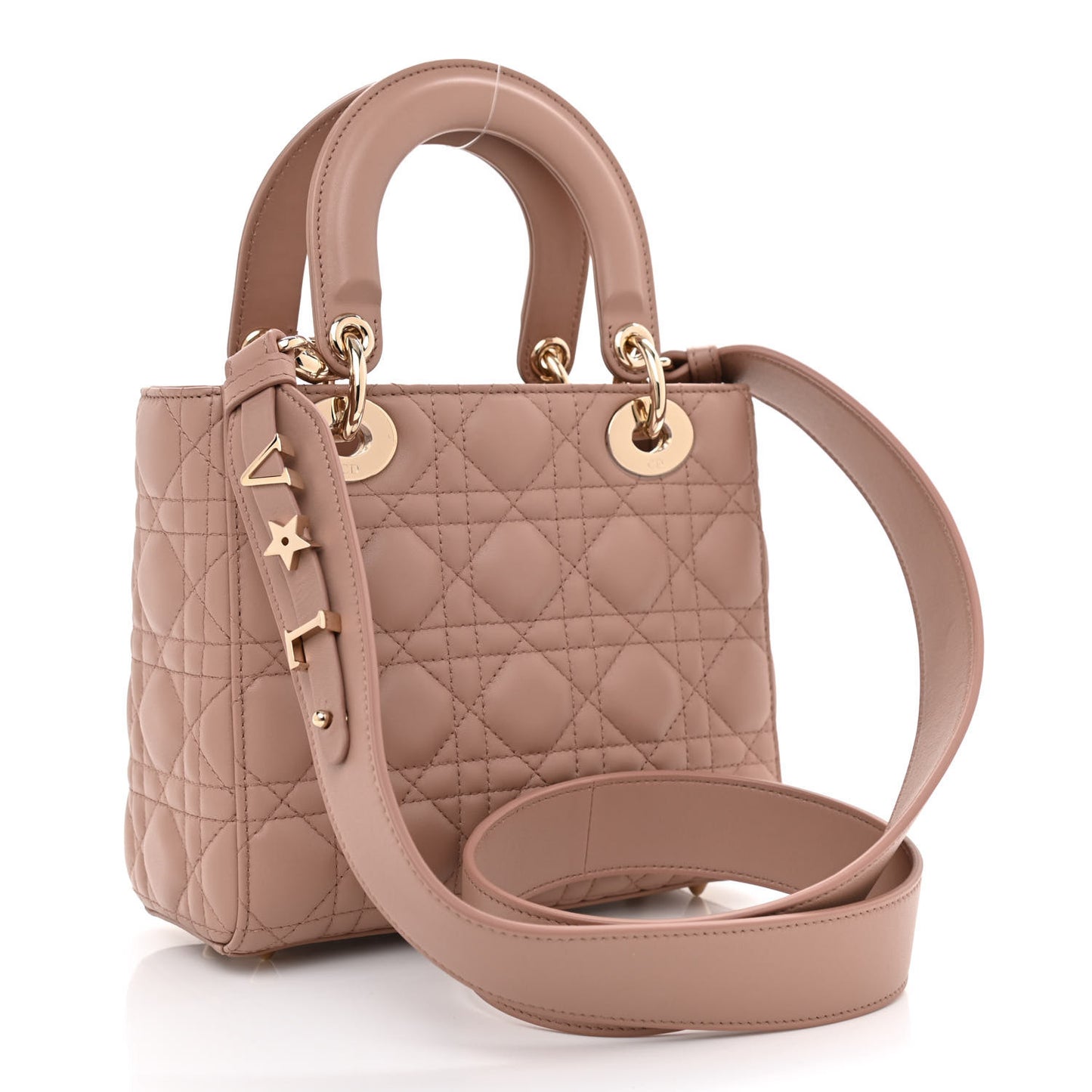 Lambskin Cannage Small My ABC Dior Lady Dior Blush