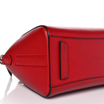 Givenchy Sugar Goatskin Mini Antigona Dark Red 8 of 9