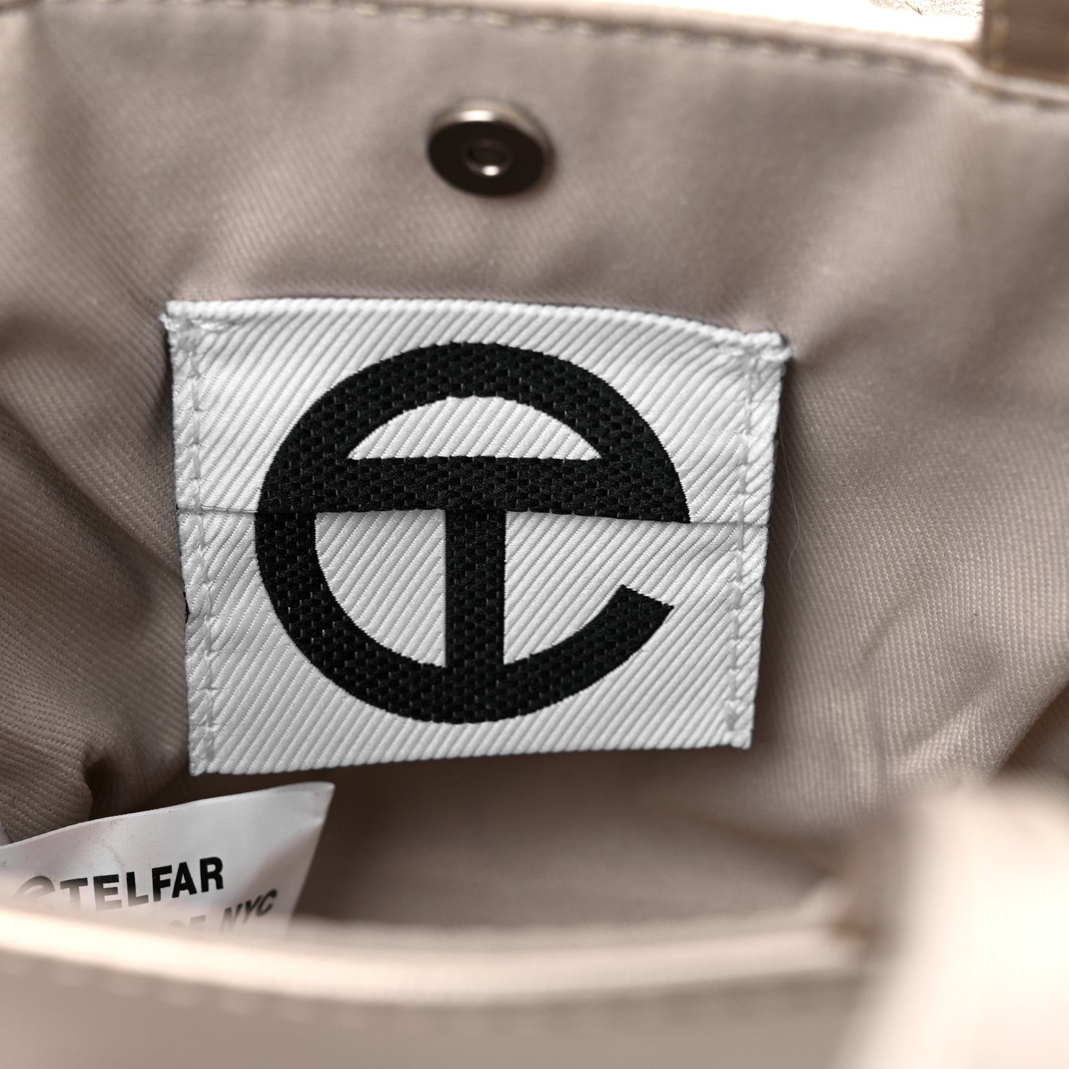 Telfar Metallic Vegan Leather Small Shopping Bag Gold 6 of 11