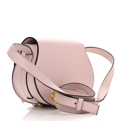 Chloe Grained Calfskin Small Marcie Saddle Bag Misty Lavender 3 of 12