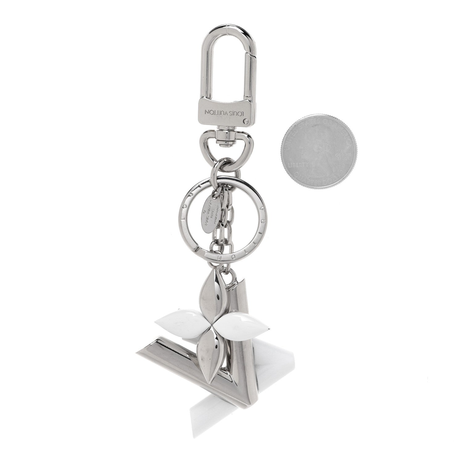 Louis Vuitton Twist Bag Charm Key Holder White 2 of 5