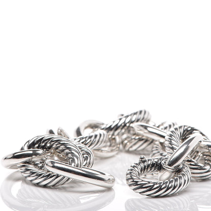 David Yurman Sterling Silver 17mm Extra Large Oval Link Bracelet 4 of 6