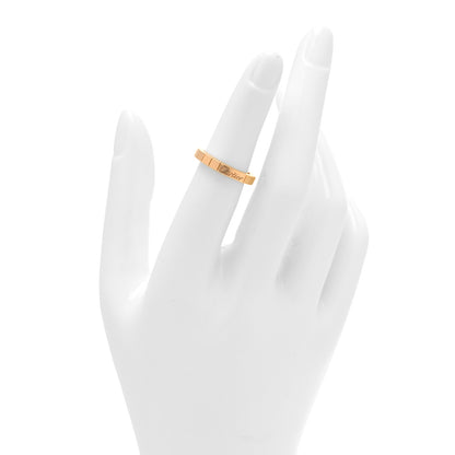 Cartier 18K Pink Gold 3mm Lanieres Ring 50 5.25 2 of 4