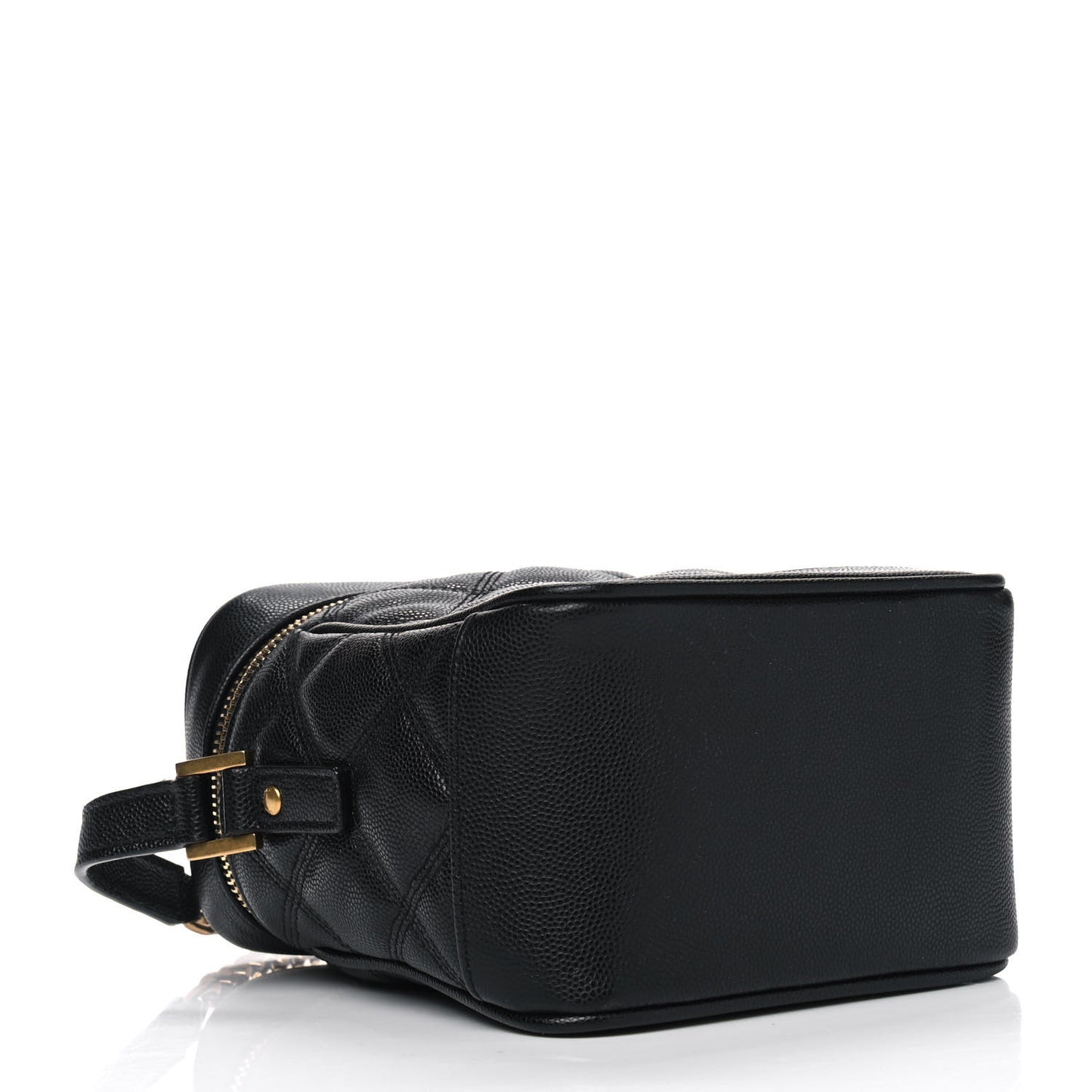 Grain de Poudre Quilted 80's Vanity Bag Black