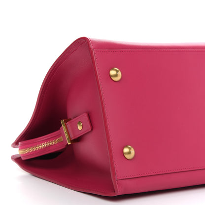 Saint Laurent Calfskin Medium Classic Y Cabas Fuchsia 7 of 8