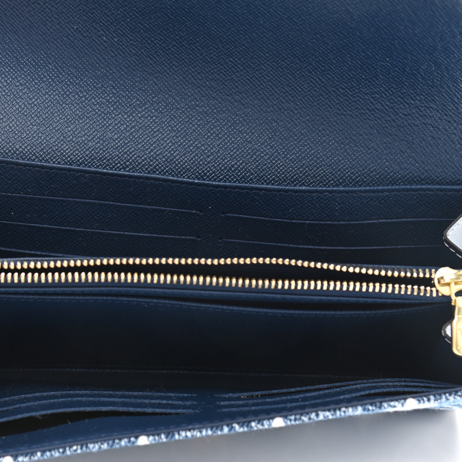 Louis Vuitton Monogram Jacquard Denim Sarah Wallet Bleu 5 of 8