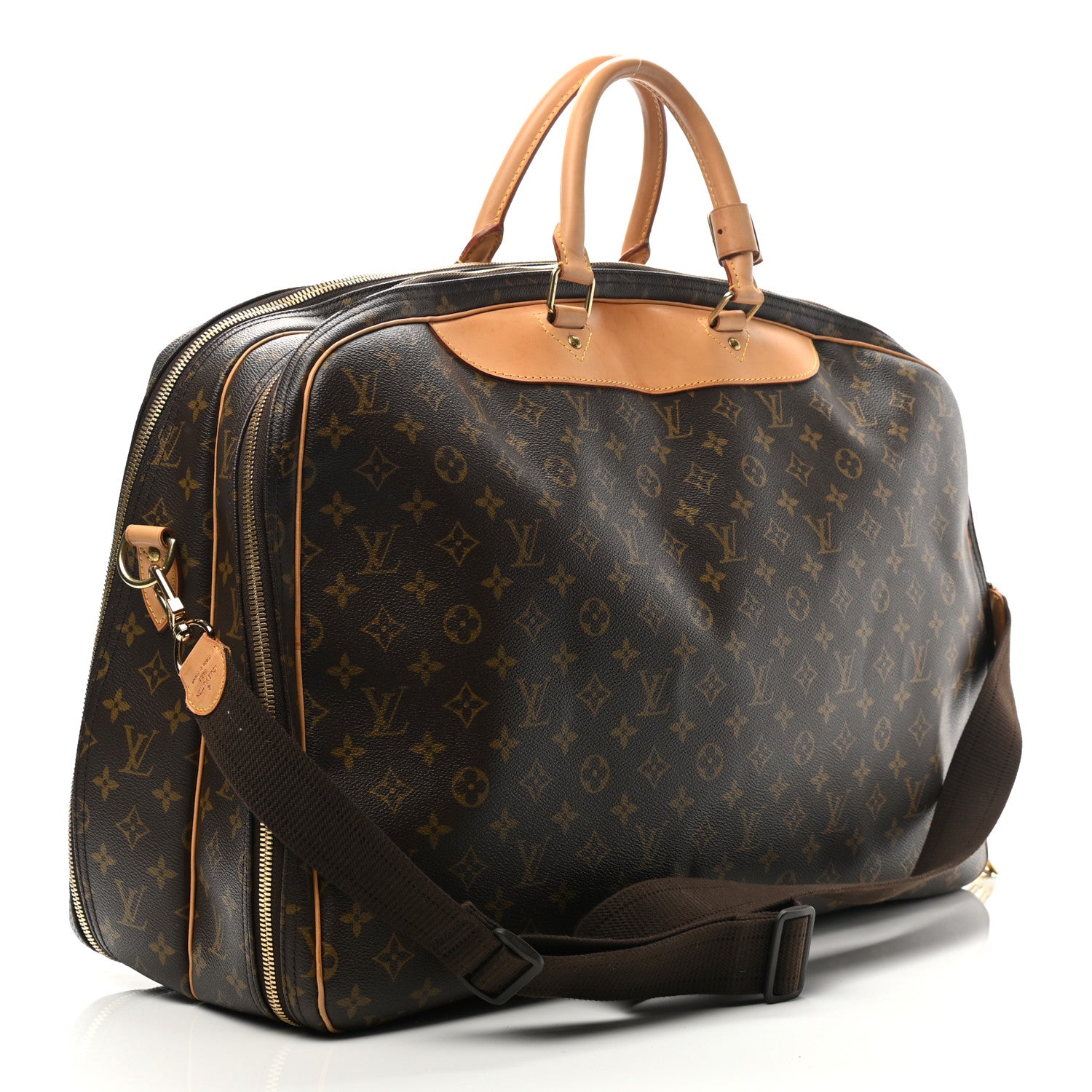 Louis Vuitton Monogram Alize 2 Compartment Luggage Travel Bag 3 of 18