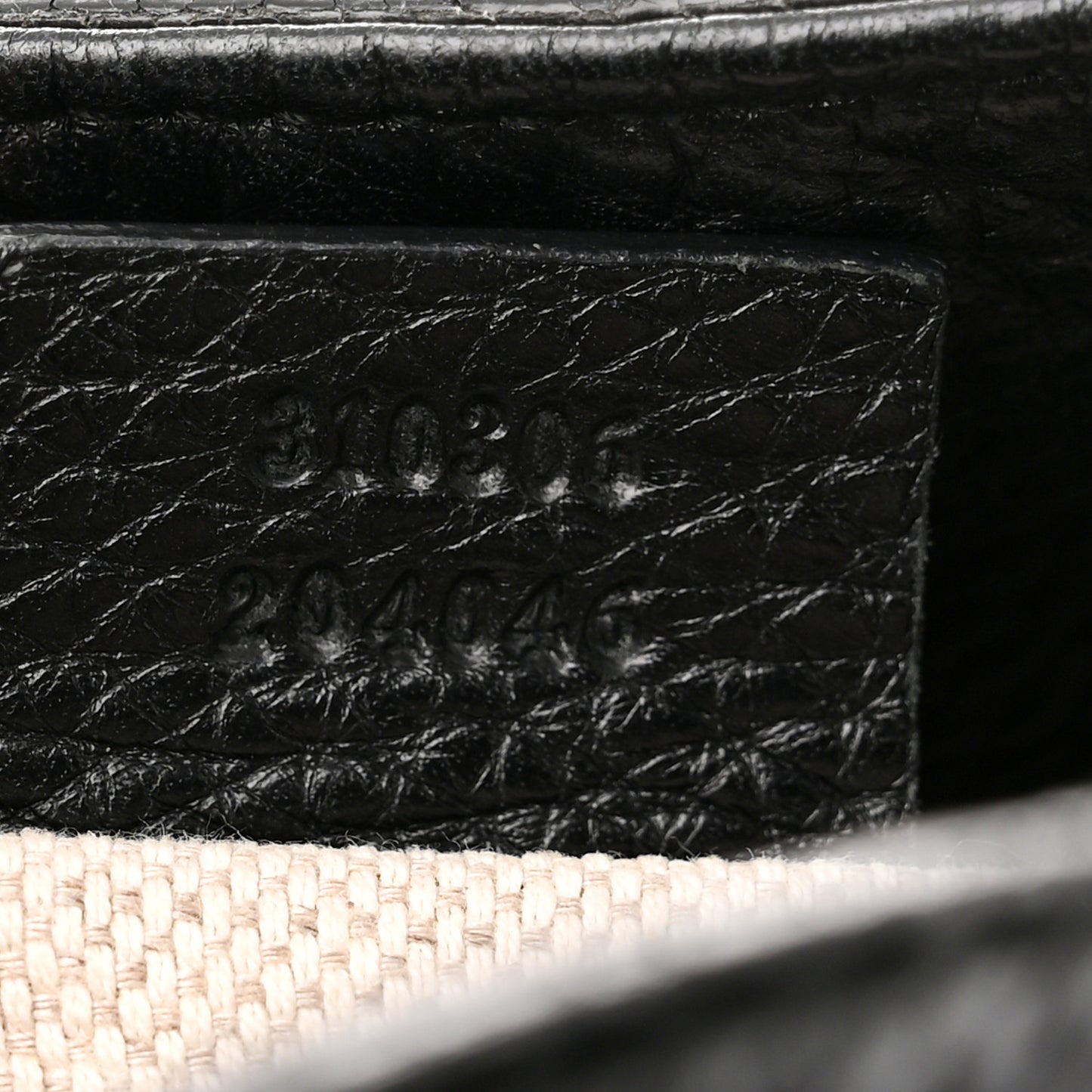 Pebbled Calfskin Large Soho Chain Shoulder Bag Black