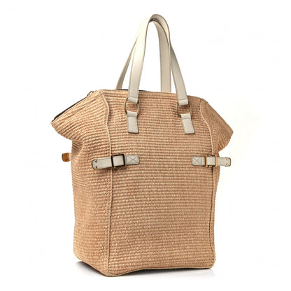 Saint Laurent Straw Raffia Large Downtown White 2 of 4