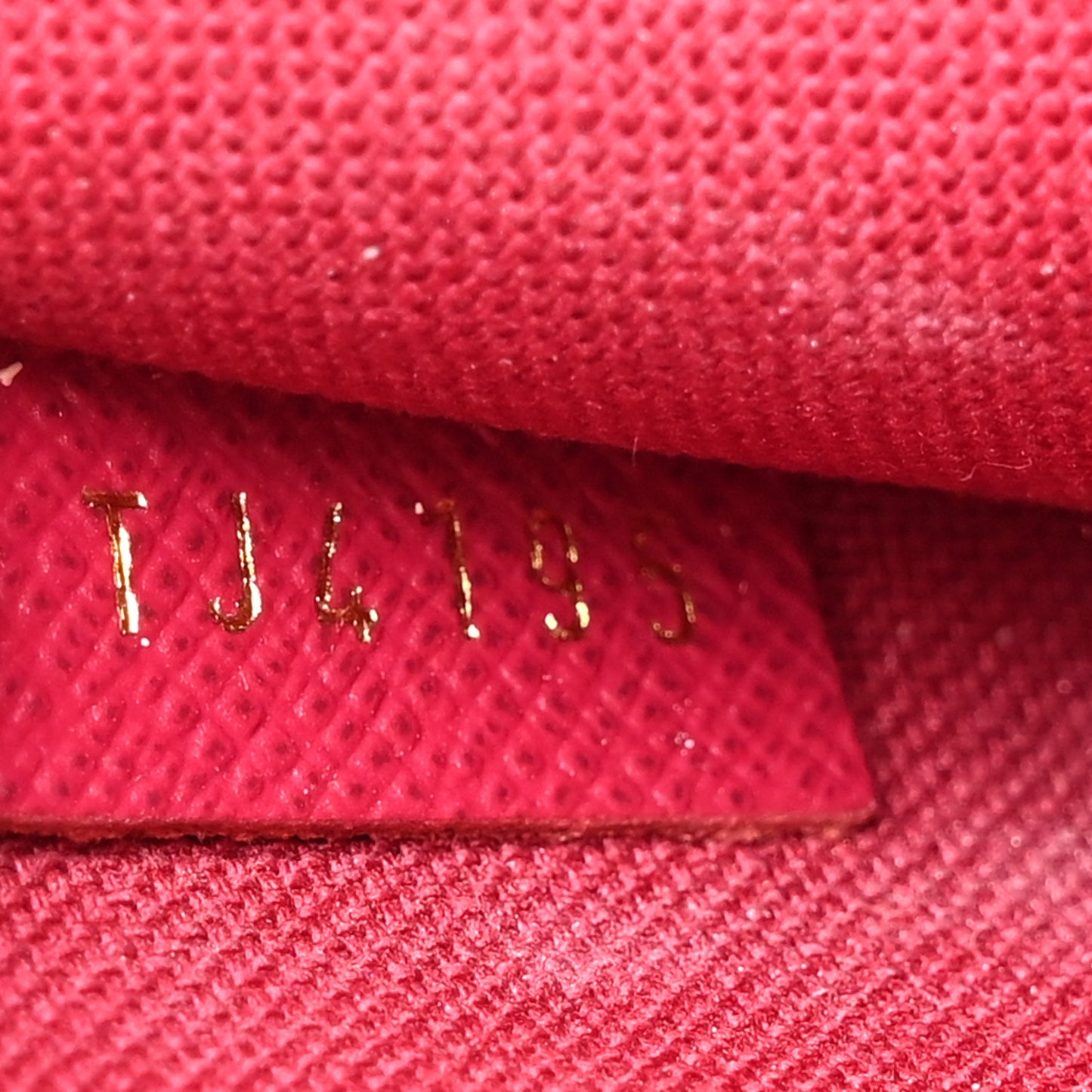 Monogram Pochette Felicie Chain Wallet Fuchsia