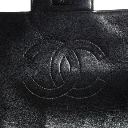 Chanel Lambskin Quilted Jumbo Single Flap So Black 6 of 11
