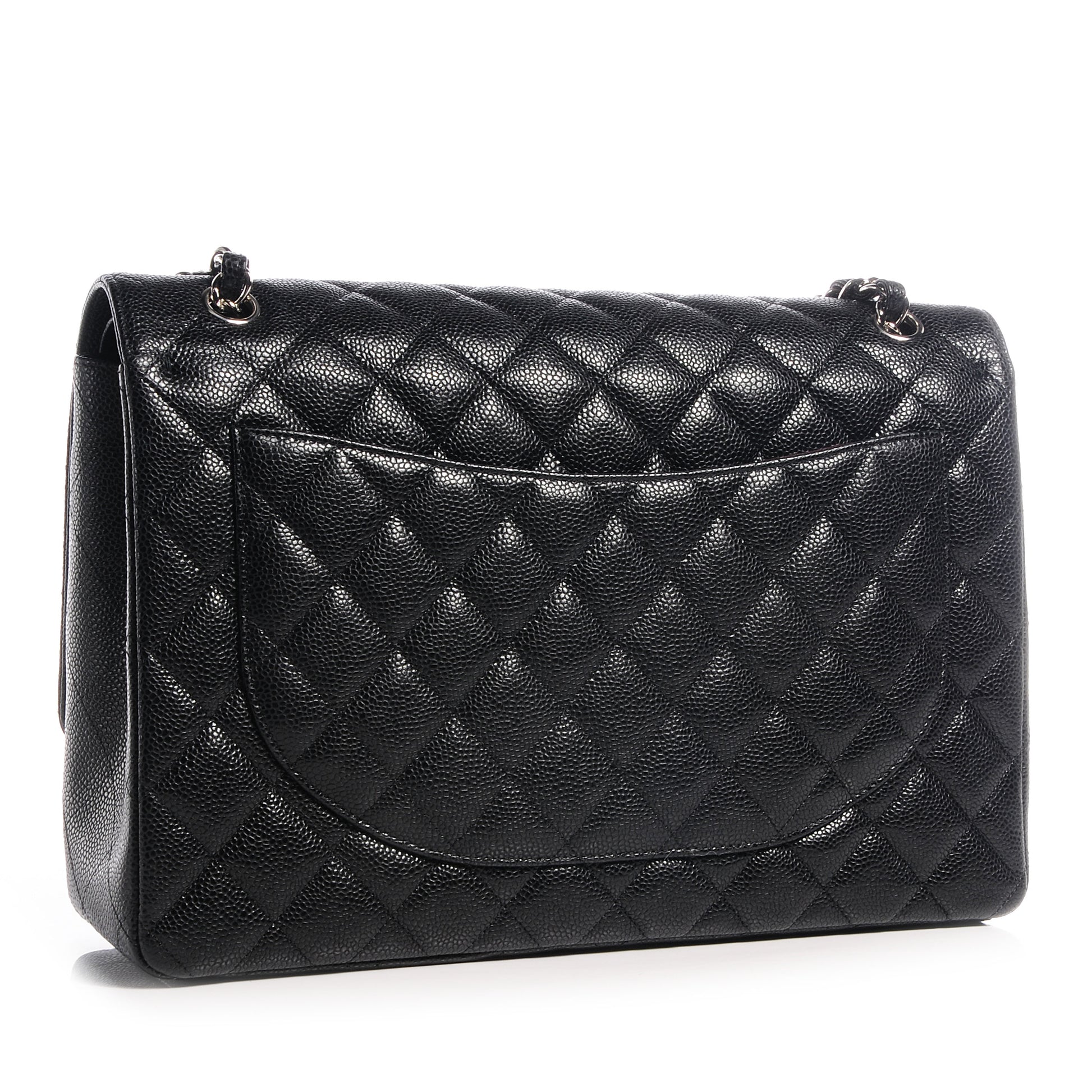 Chanel Caviar Quilted Maxi Double Flap Black 3 of 10