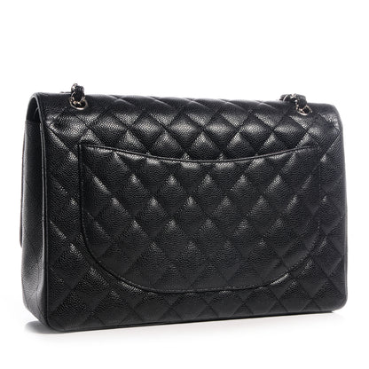 Chanel Caviar Quilted Maxi Double Flap Black 3 of 10
