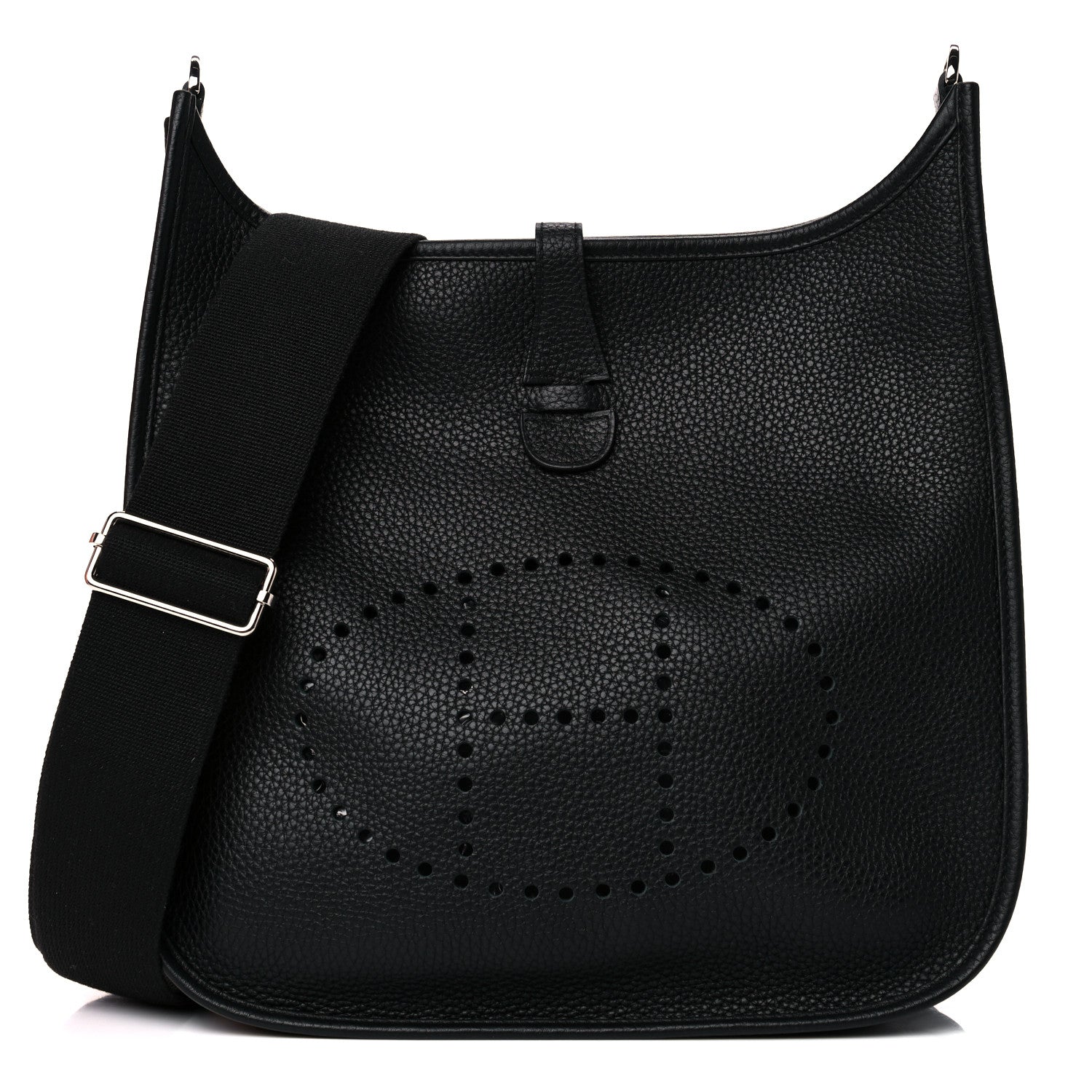 Hermes Taurillon Clemence Evelyne III PM Black 1 of 11