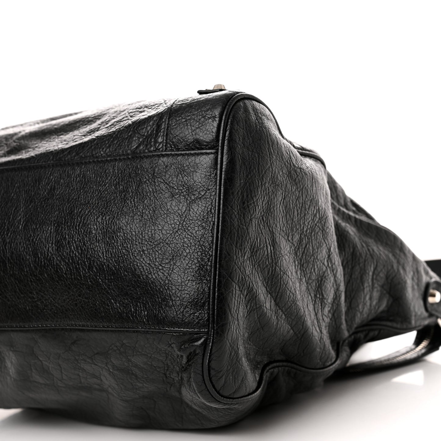 Agneau Classic Silver Hardware Velo Black