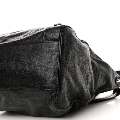 Balenciaga Agneau Classic Silver Hardware Velo Black 9 of 10