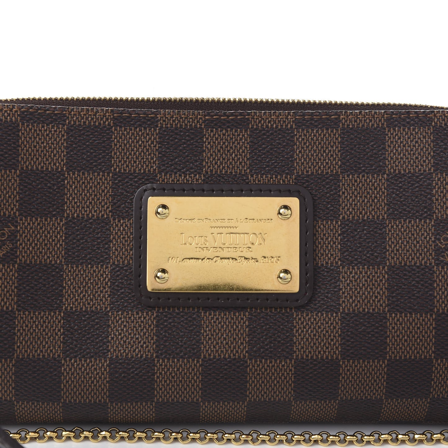 Damier Ebene Eva Clutch