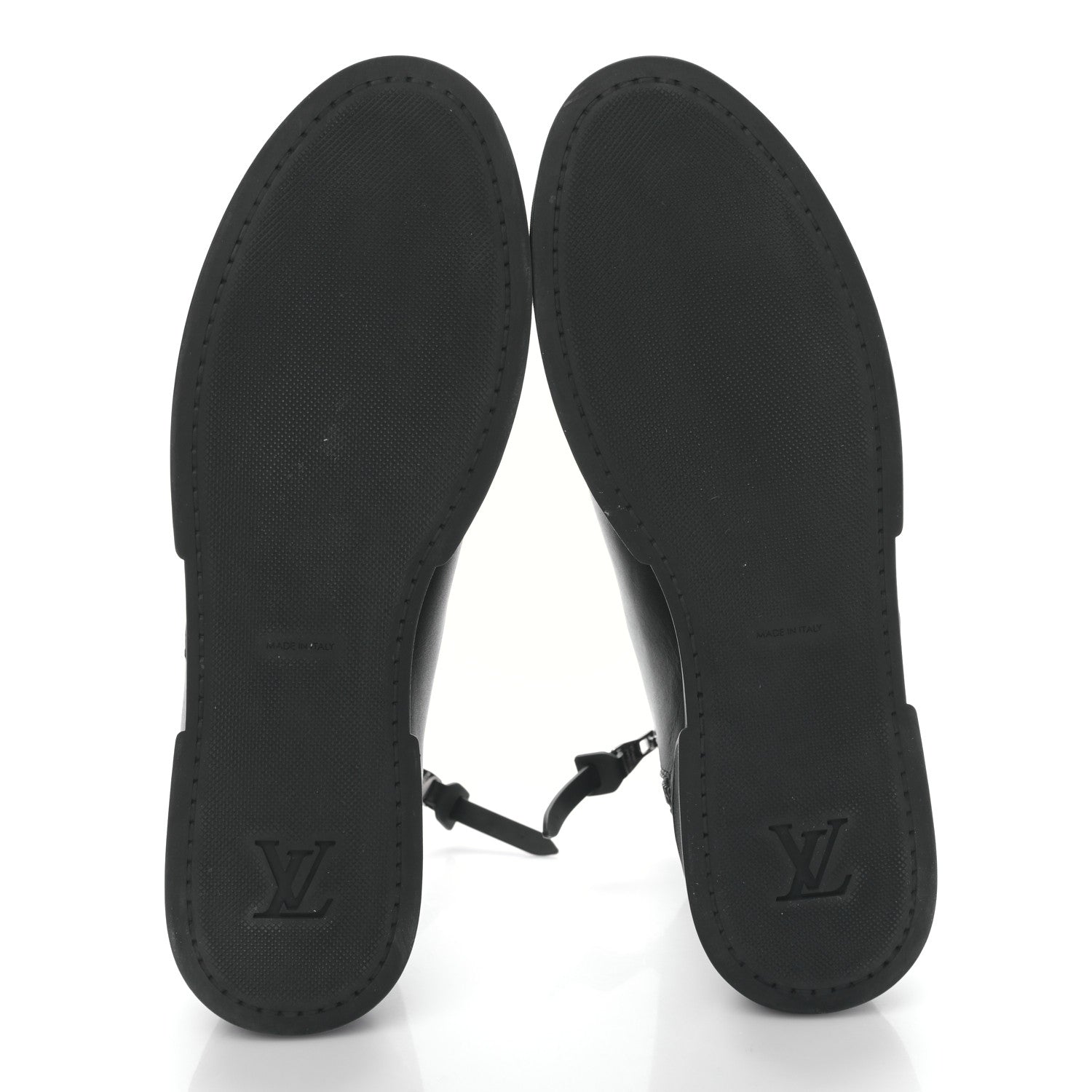 Louis Vuitton Calfskin Monogram Checkpoint Sneaker Boot 38.5 Black 5 of 8