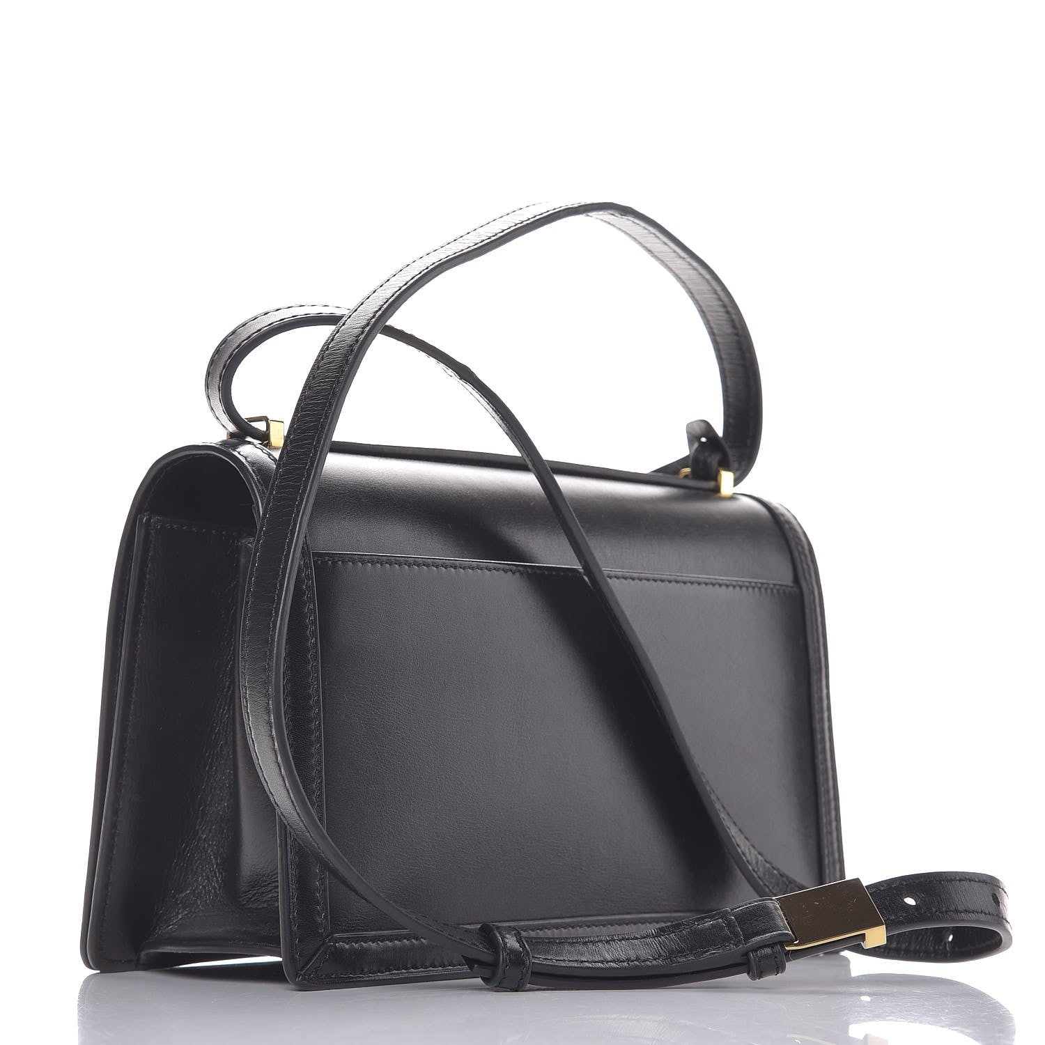 Loewe Calfskin Medium Barcelona Shoulder Bag Black 4 of 9