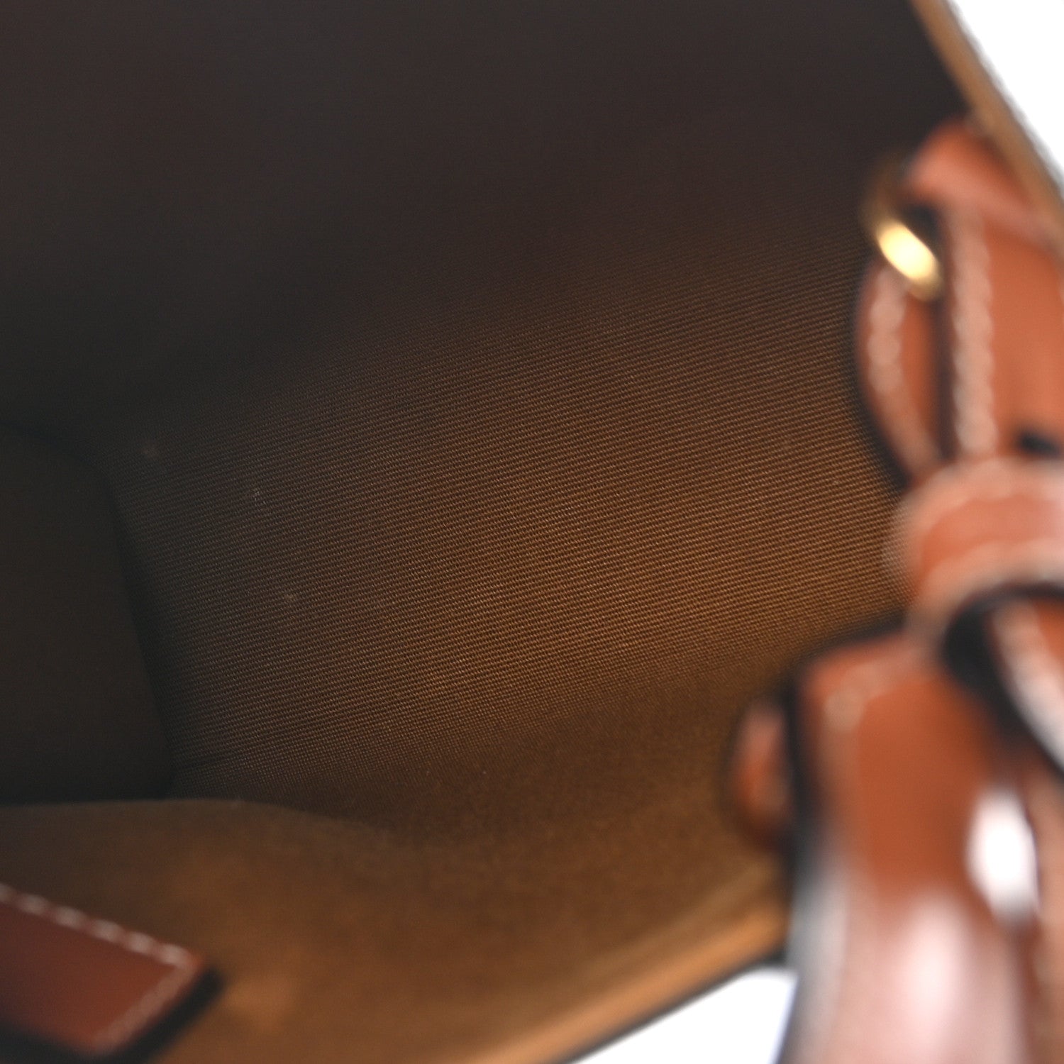 Celine Canvas Calfskin Mini Vertical Cabas Khaki 5 of 9