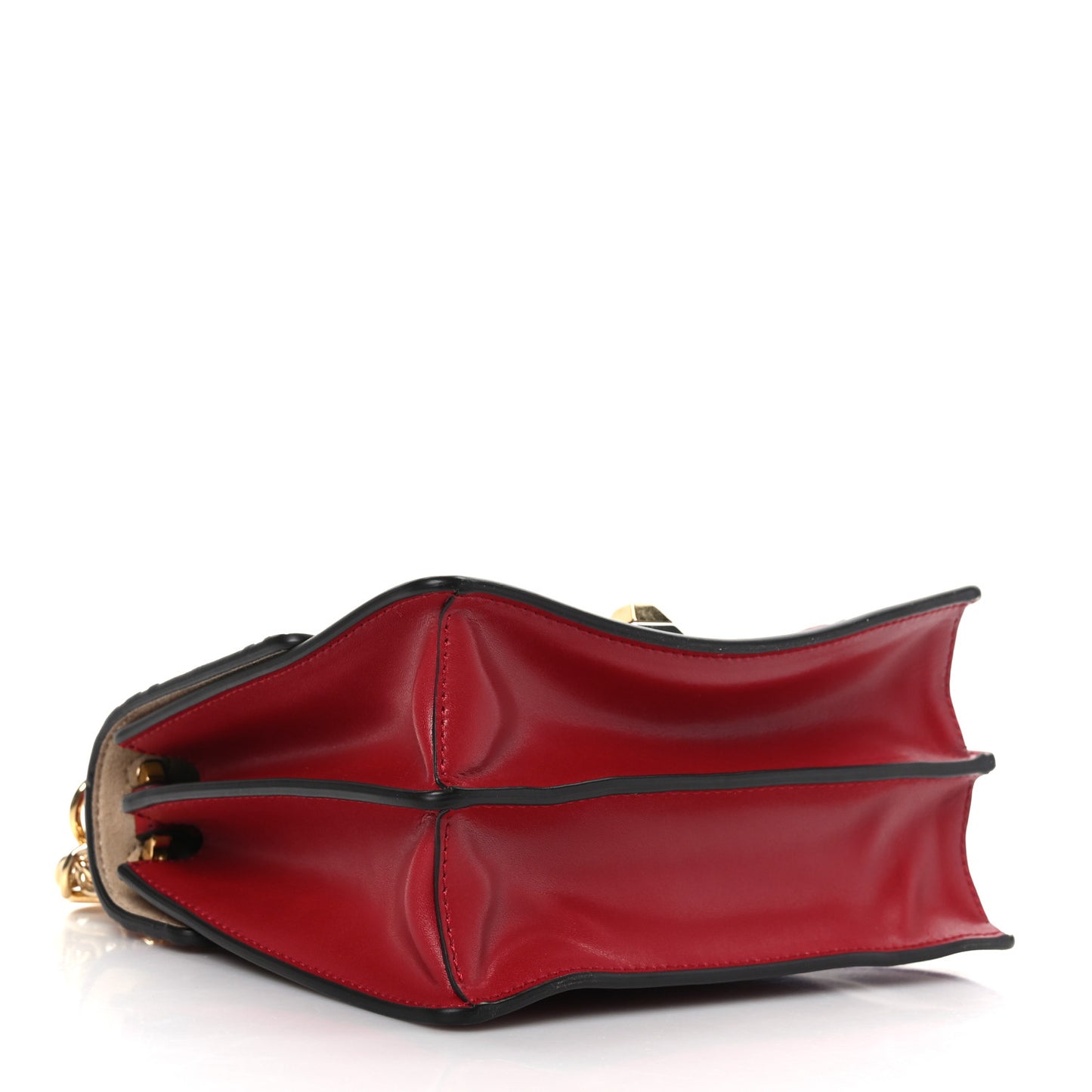 Vitello Liberty FF 1974 Embossed Small Kan I Shoulder Bag Fragola
