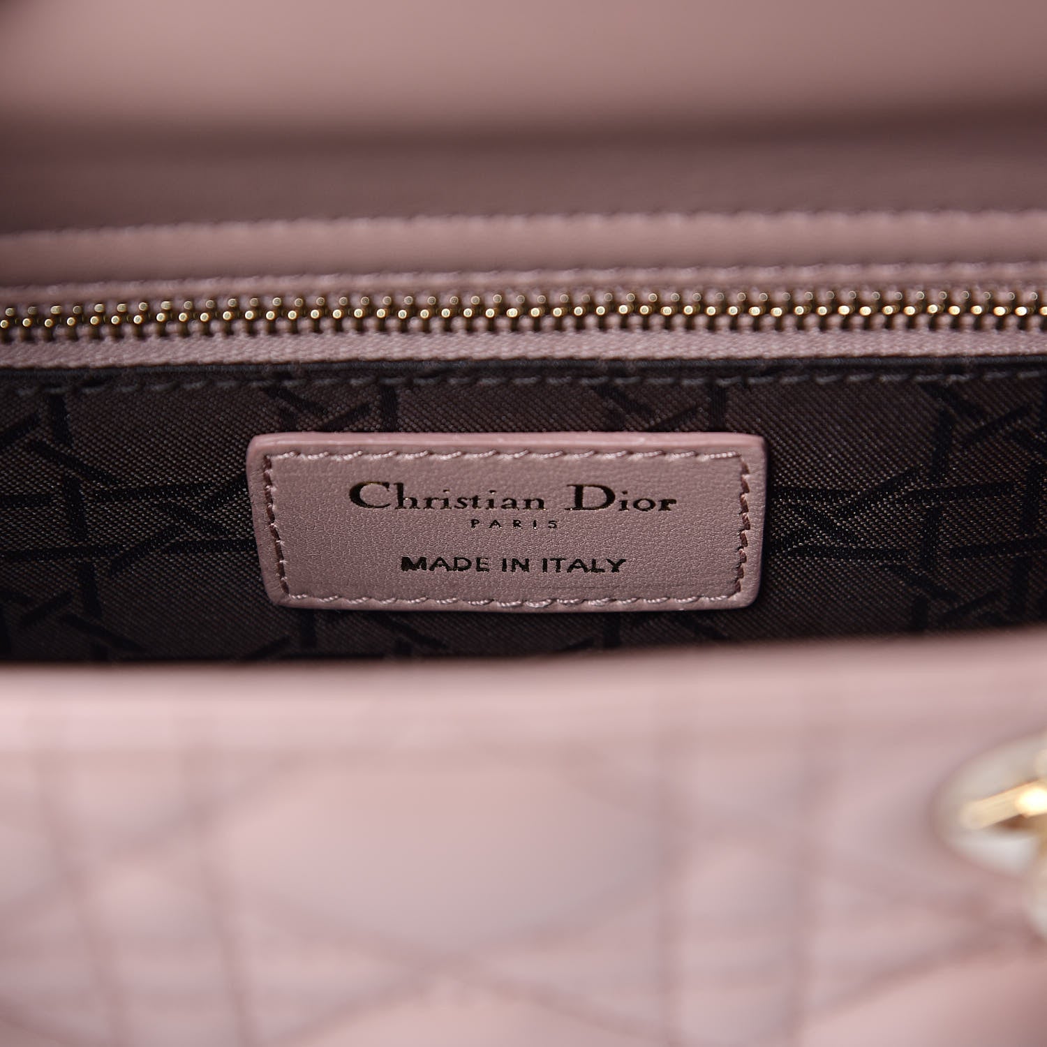 Christian Dior Metallic Grained Calfskin Cannage Small MyABCDior Fard 6 of 13