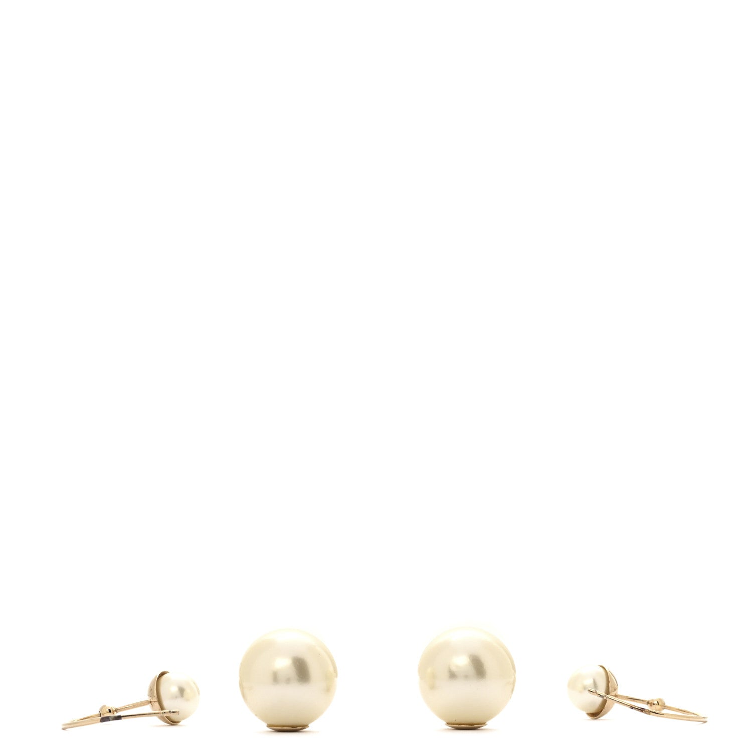 Christian Dior Pearl Mise En Dior Tribales Earrings White 3 of 4