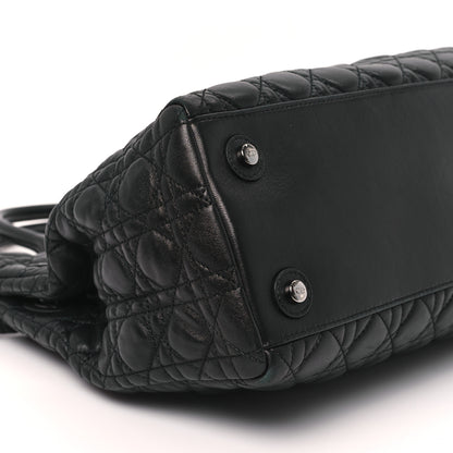 Christian Dior Lambskin Cannage Chri Chri Tote Black 9 of 13