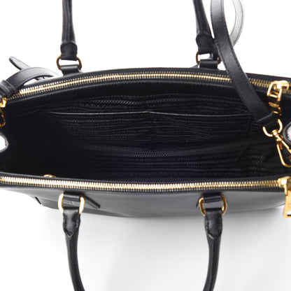 Prada Saffiano Medium Galleria Double Zip Tote Black 5 of 14