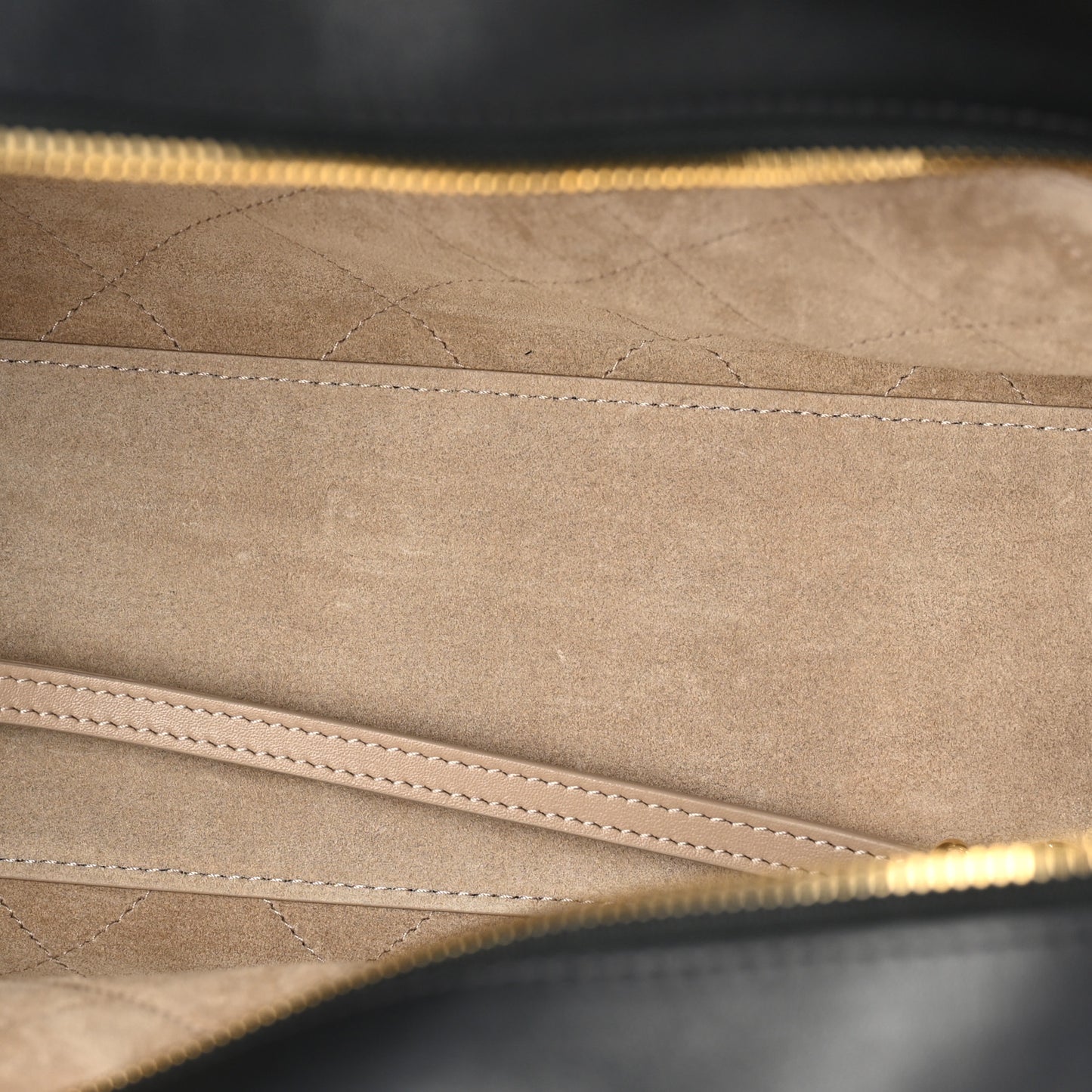 Calfskin Large Perfect Bowling Bag Black