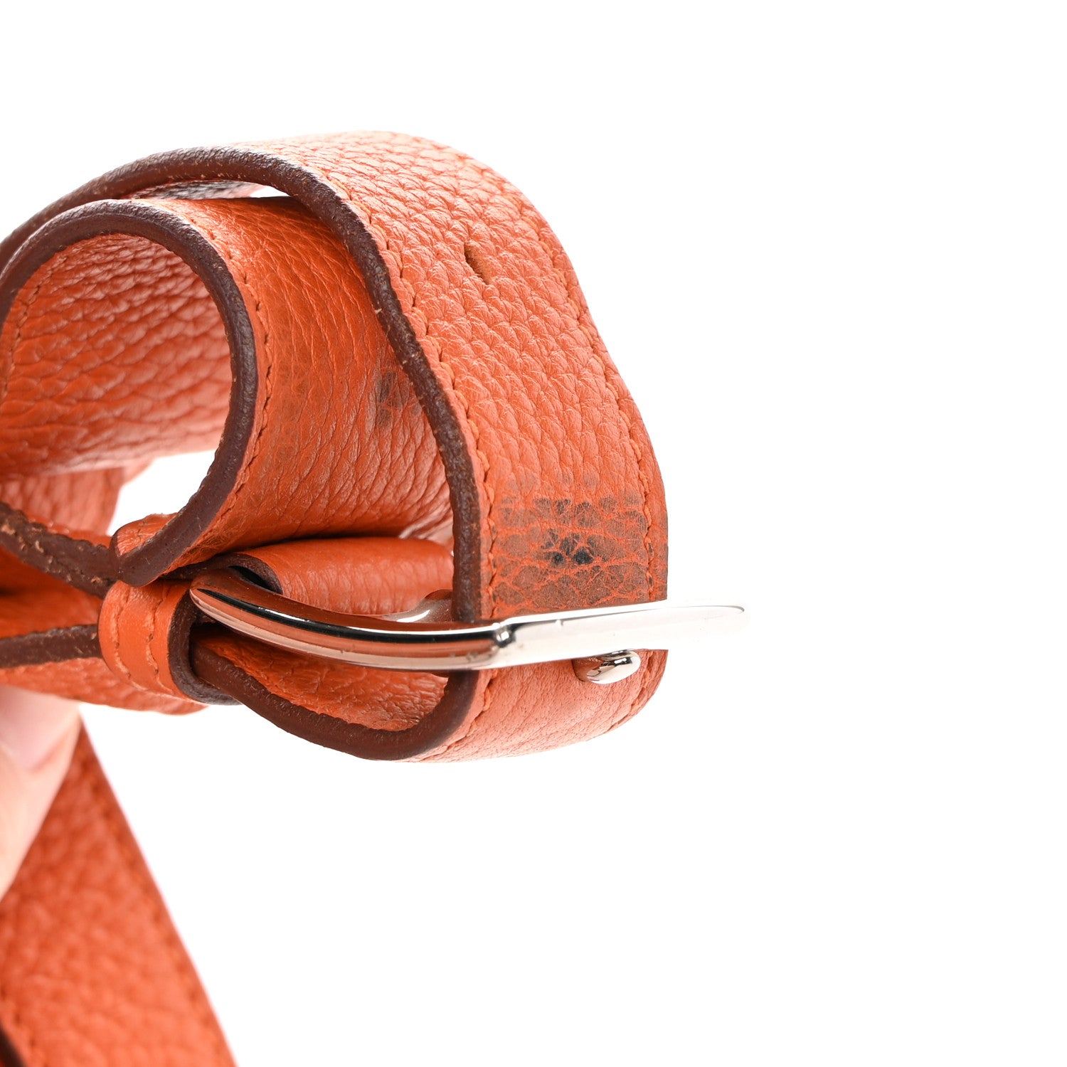 Hermes Taurillon Clemence Jypsiere 28 Orange 17 of 18