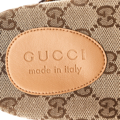 Gucci GG Monogram Lavaredo Eco Fabric Mens Slide Sandals With Straps 7 Beige Ebony Light Brown 7 of 8