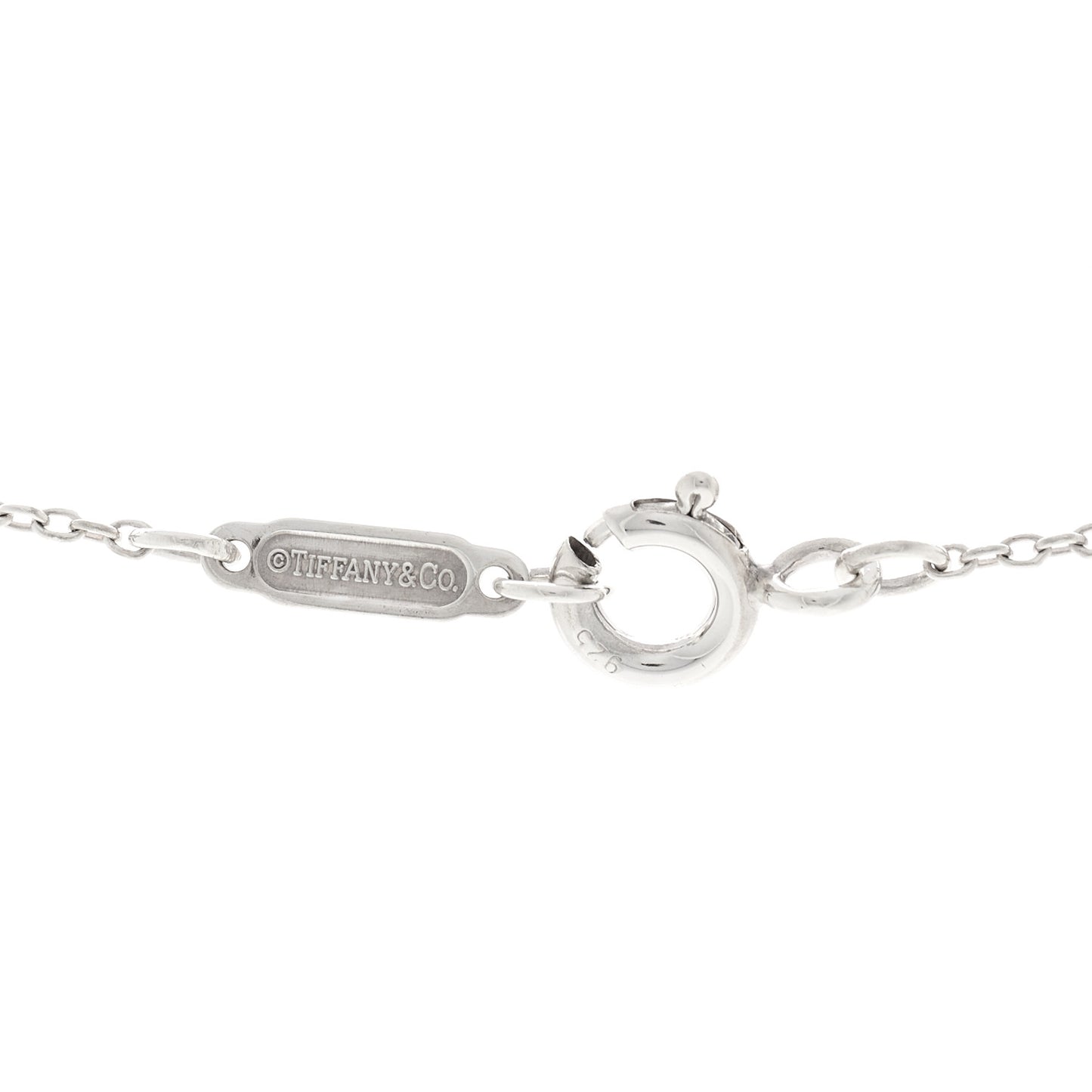 Sterling Silver 18K Yellow Gold Mini Return to Tiffany Double Heart Tag Pendant Necklace