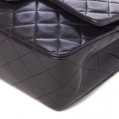 Chanel Lambskin Quilted Medium Double Flap Black 5 of 9