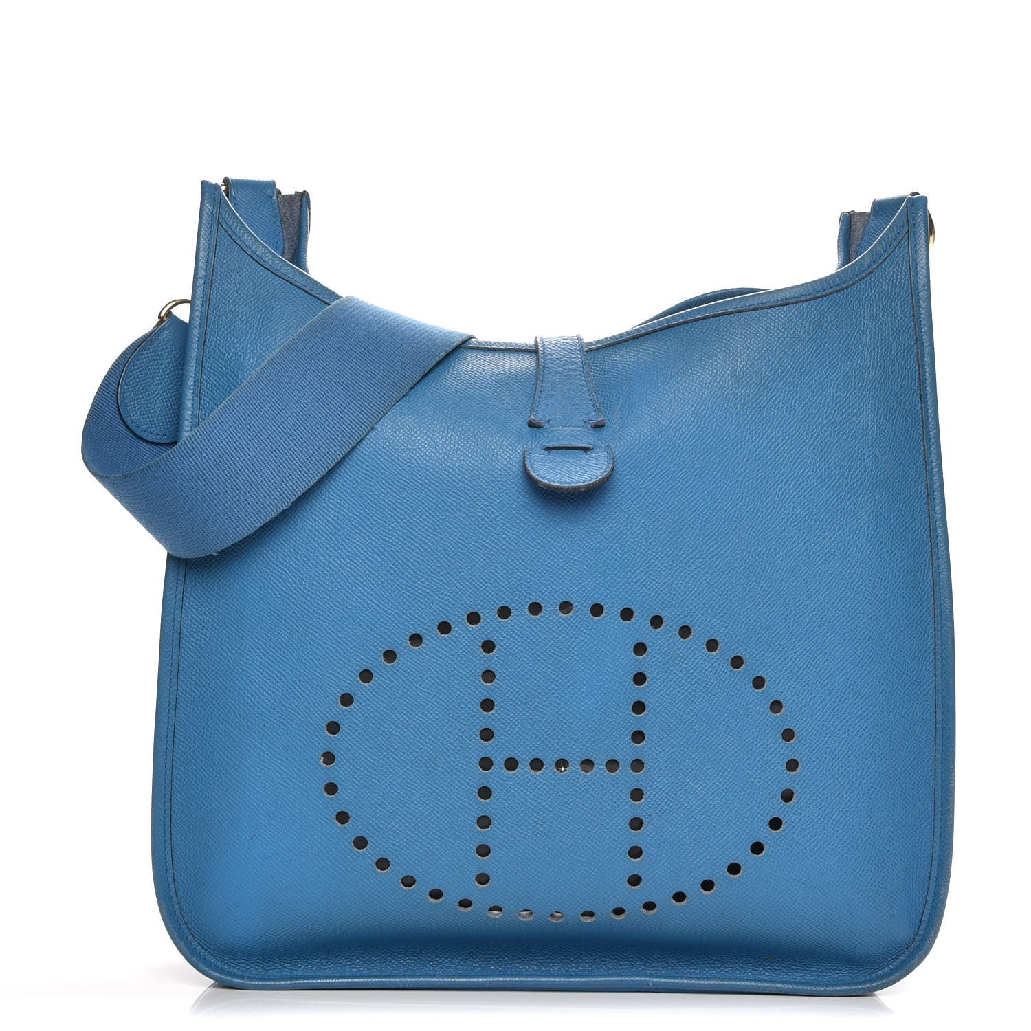Hermes Courchevel Evelyne GM Bleu France 1 of 7