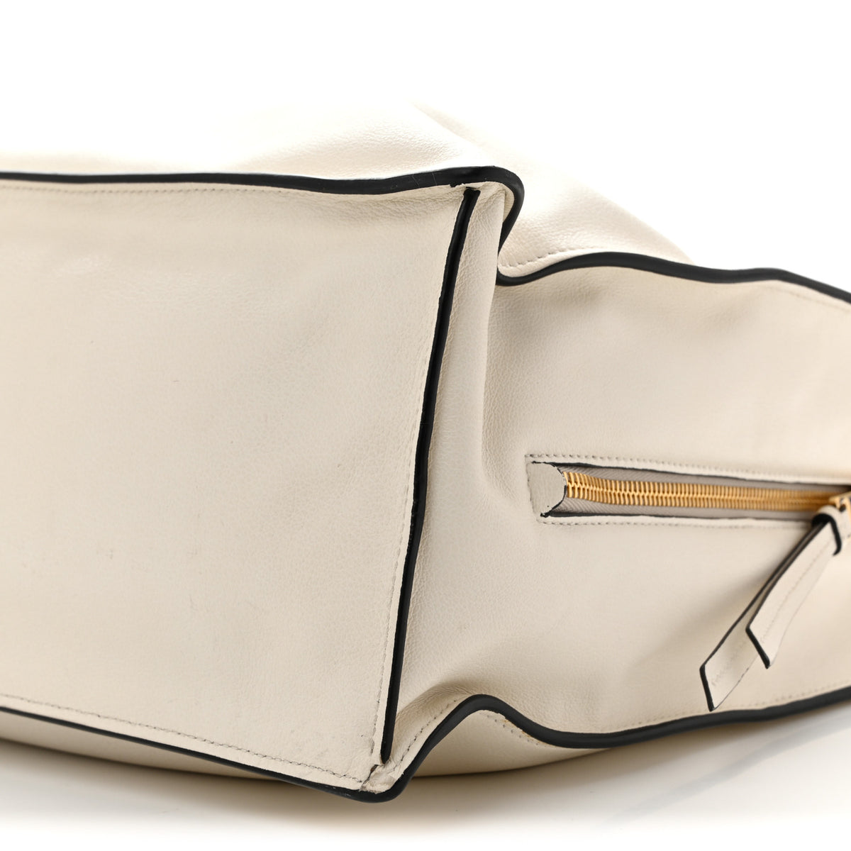 Glace Calfskin Tote White