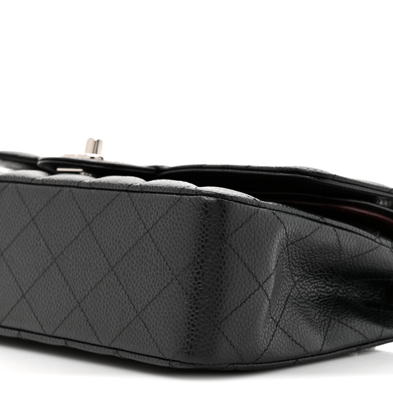 Chanel Caviar Quilted Medium Double Flap Black 9 of 12