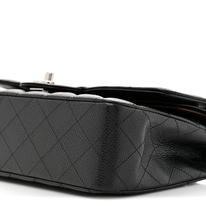 Chanel Caviar Quilted Medium Double Flap Black 9 of 12