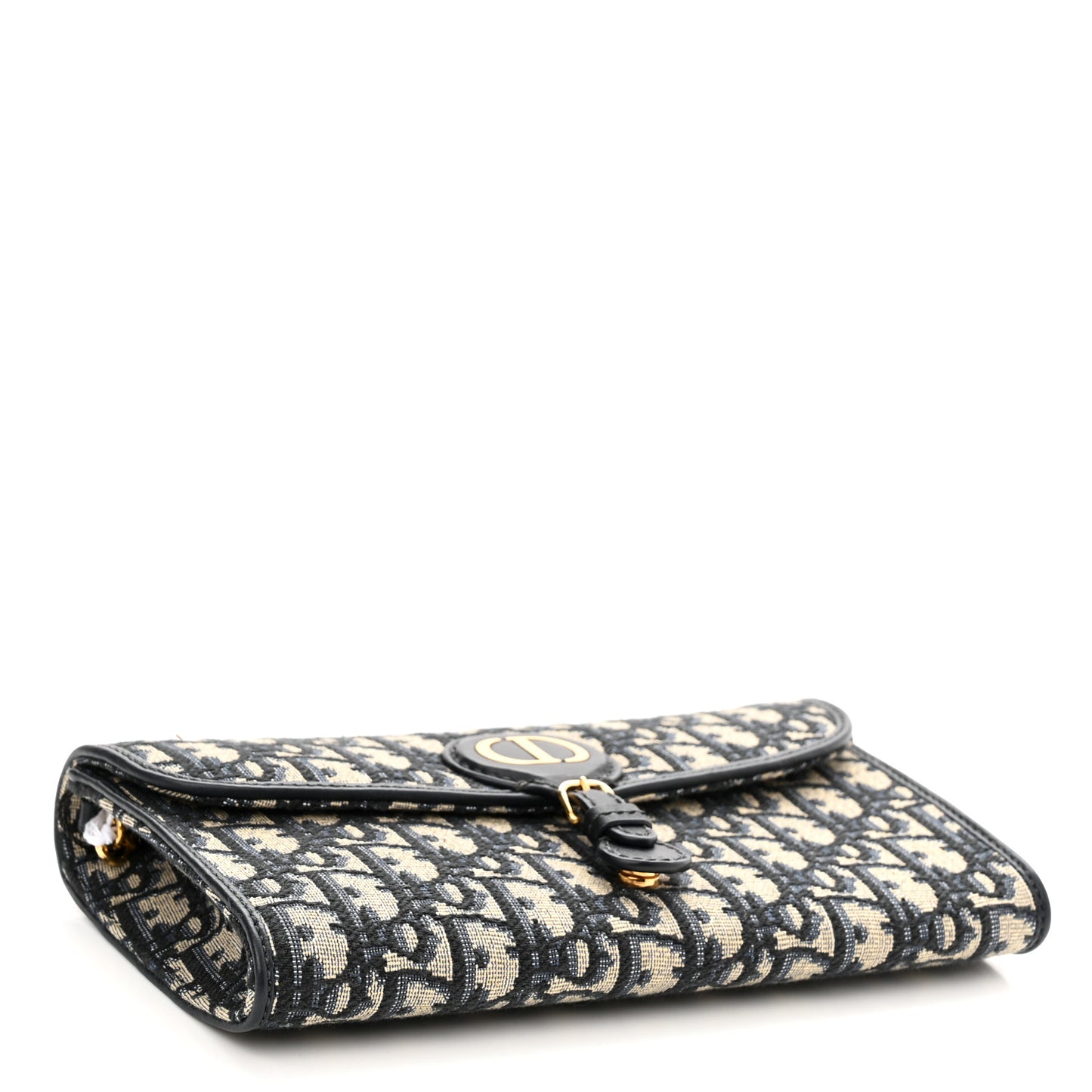 Oblique Bobby East West Pouch With Chain Blue