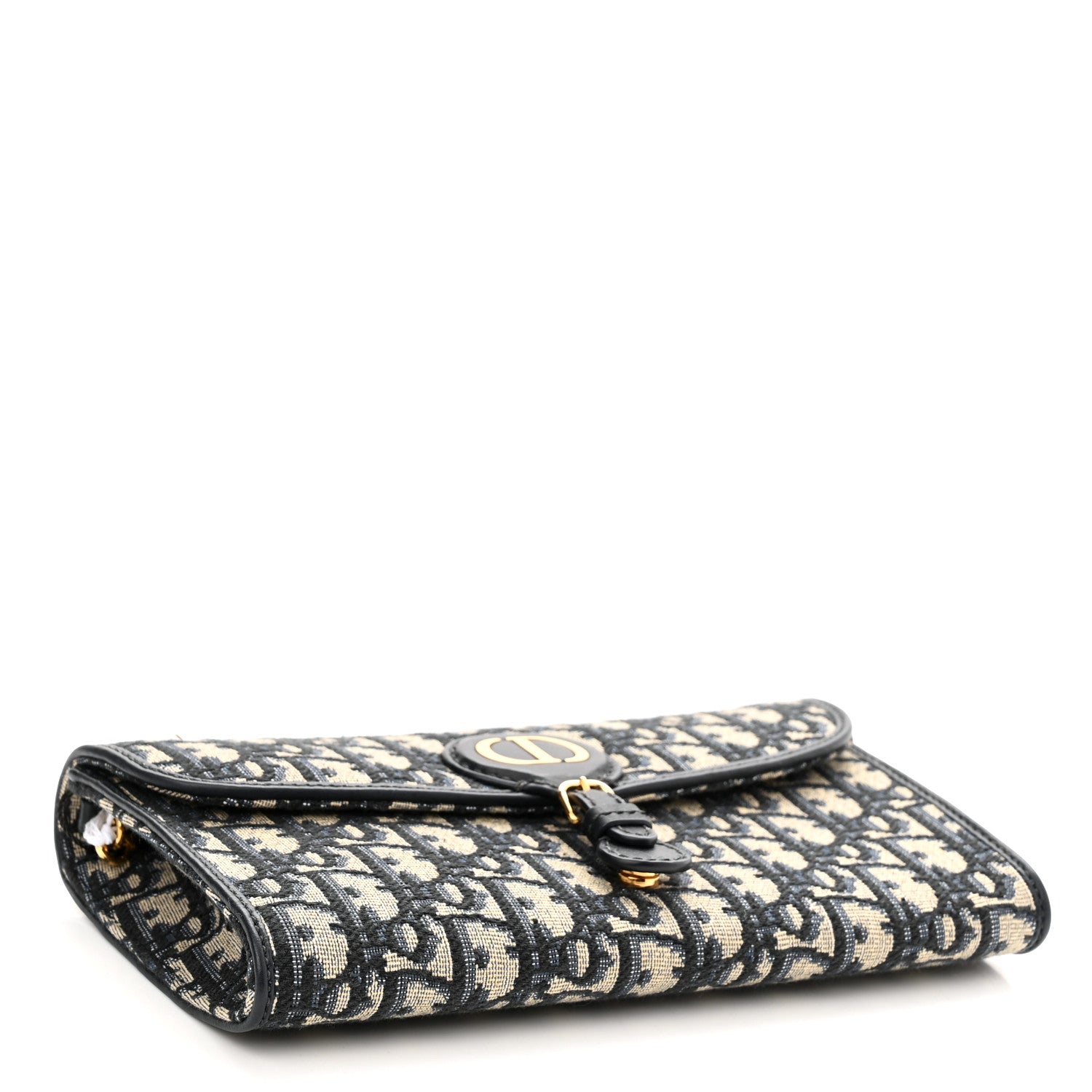 Christian Dior Oblique Bobby East West Pouch With Chain Blue 4 of 9