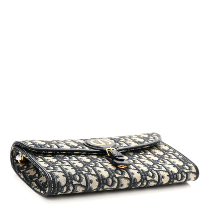 Christian Dior Oblique Bobby East West Pouch With Chain Blue 4 of 9